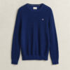 Textured Cotton Crew Neck Sweater Textured Cotton Crew Neck Sweater