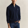 Textured Cotton Half-Zip Sweater Textured Cotton Half-Zip Sweater