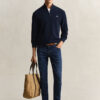 Textured Cotton Half-Zip Sweater Textured Cotton Half-Zip Sweater