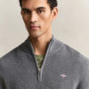 Textured Cotton Half-Zip Sweater Textured Cotton Half-Zip Sweater