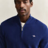 Textured Cotton Half-Zip Sweater Textured Cotton Half-Zip Sweater