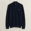 Textured Cotton Half-Zip Sweater Textured Cotton Half-Zip Sweater