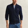 Textured Cotton Zip Cardigan Textured Cotton Zip Cardigan