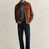 Textured Cotton Zip Cardigan Textured Cotton Zip Cardigan