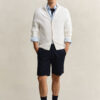 Textured Cotton Zip Cardigan Textured Cotton Zip Cardigan