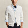 Textured Cotton Zip Cardigan Textured Cotton Zip Cardigan