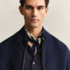 Textured Cotton Zip Cardigan Textured Cotton Zip Cardigan