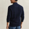 Textured Cotton Zip Cardigan Textured Cotton Zip Cardigan