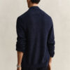 Textured Cotton Zip Cardigan Textured Cotton Zip Cardigan