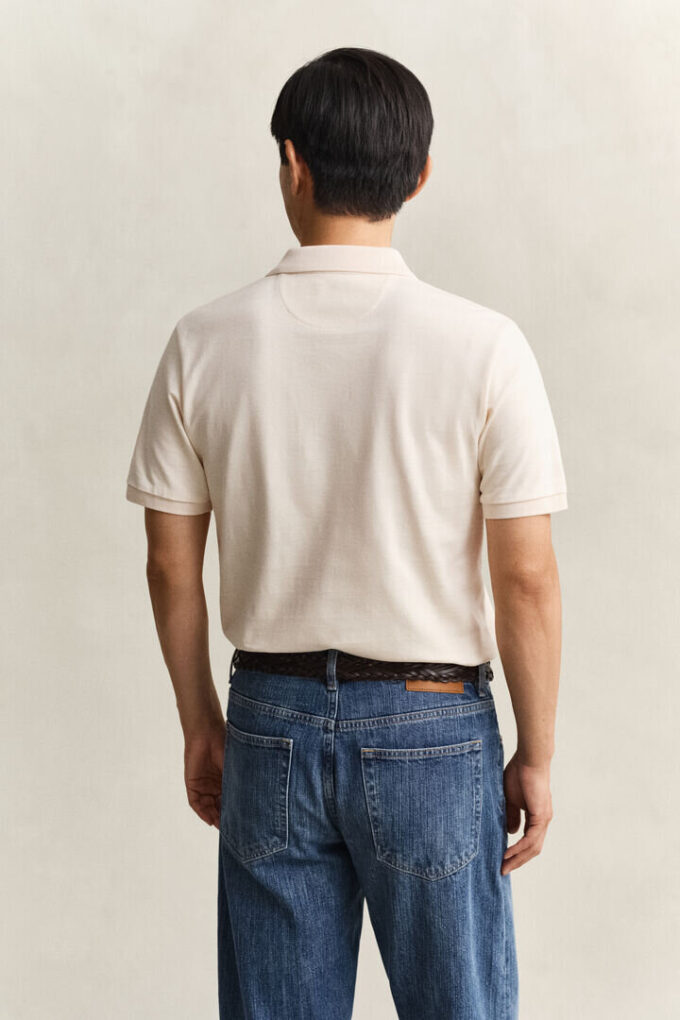 Textured Stripe Polo Shirt Textured Stripe Polo Shirt