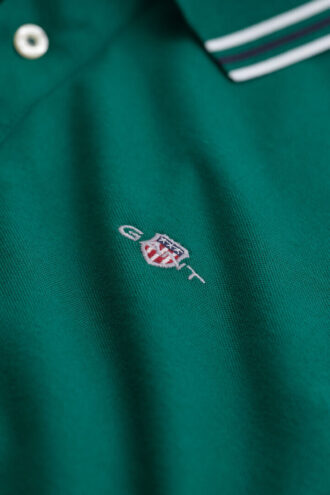Tipped Collar Polo Shirt