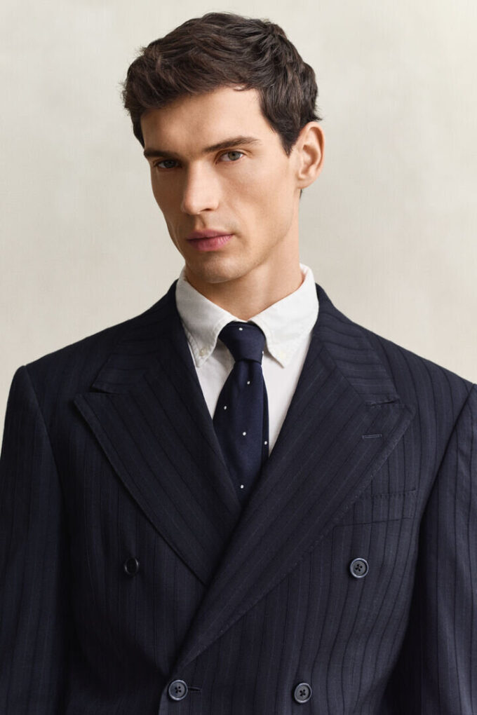 Tonal Pinstripe Suit Jacket Tonal Pinstripe Suit Jacket