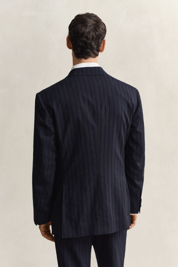 Tonal Pinstripe Suit Jacket Tonal Pinstripe Suit Jacket