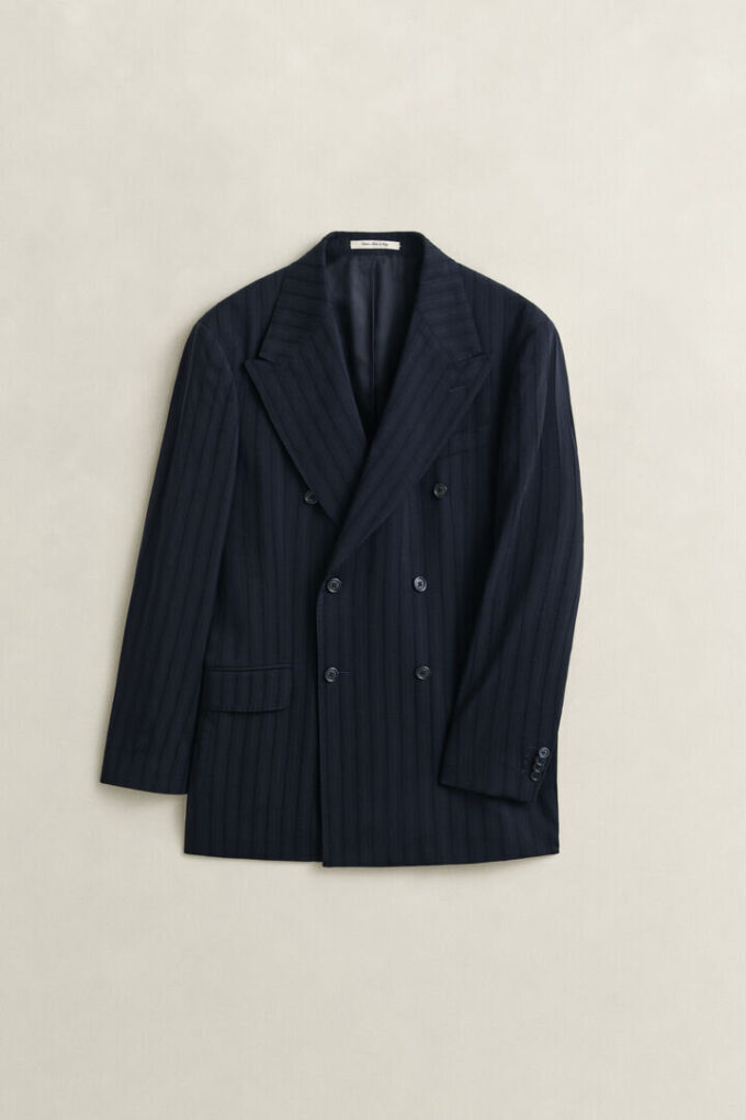 Tonal Pinstripe Suit Jacket Tonal Pinstripe Suit Jacket