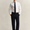 Tonal Pinstriped Suit Pants