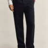 Tonal Pinstriped Suit Pants