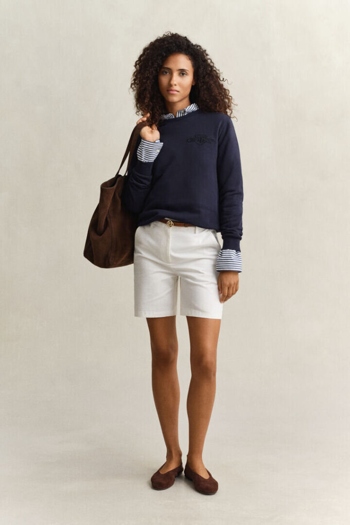 Tonal Shield Crew Neck Sweatshirt Tonal Shield Crew Neck Sweatshirt
