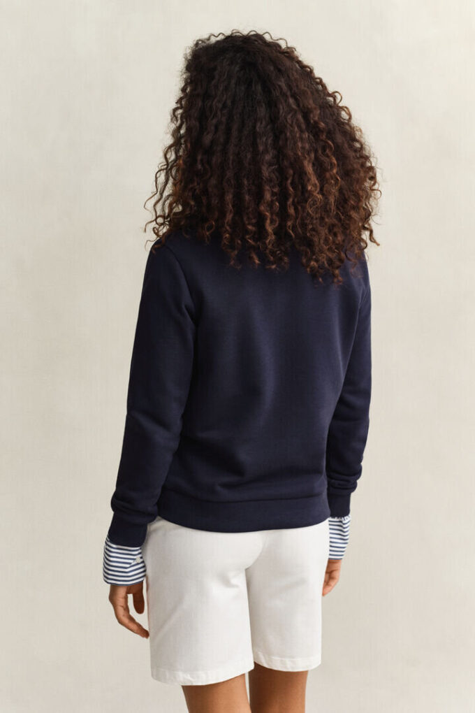 Tonal Shield Crew Neck Sweatshirt Tonal Shield Crew Neck Sweatshirt