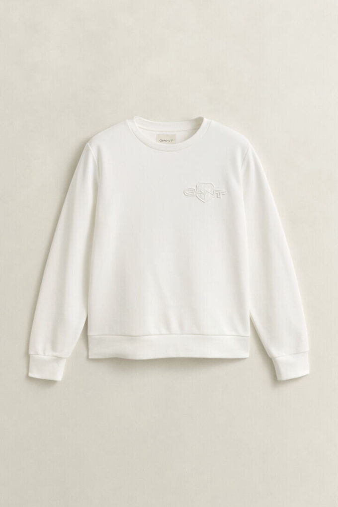 Tonal Shield Crew Neck Sweatshirt Tonal Shield Crew Neck Sweatshirt