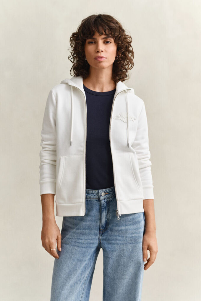 Tonal Shield Zip Hoodie Tonal Shield Zip Hoodie