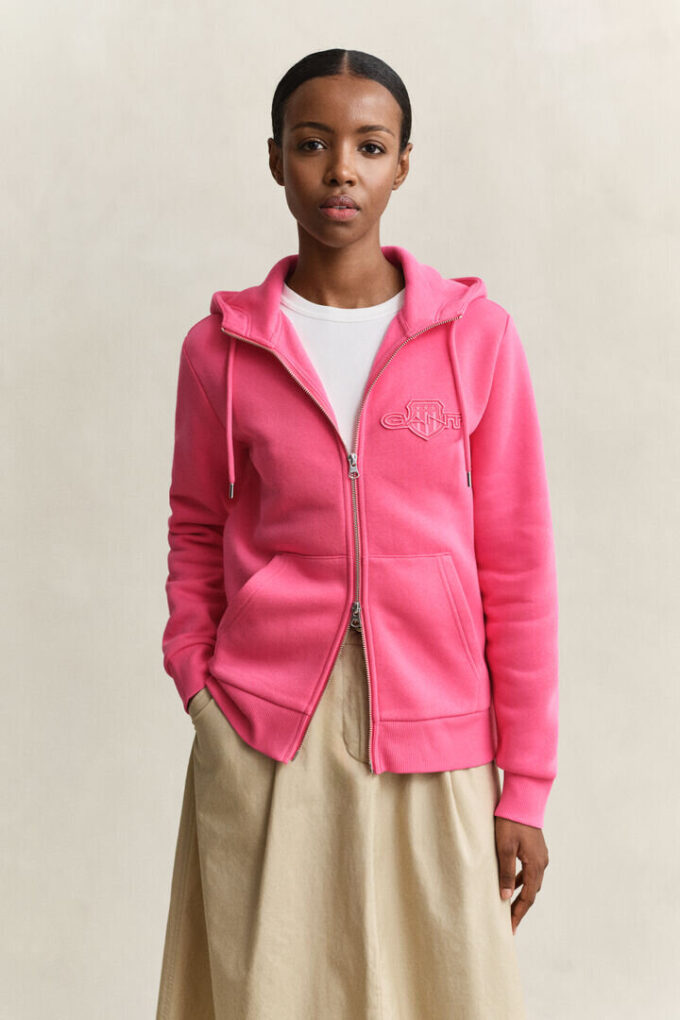 Tonal Shield Zip Hoodie Tonal Shield Zip Hoodie