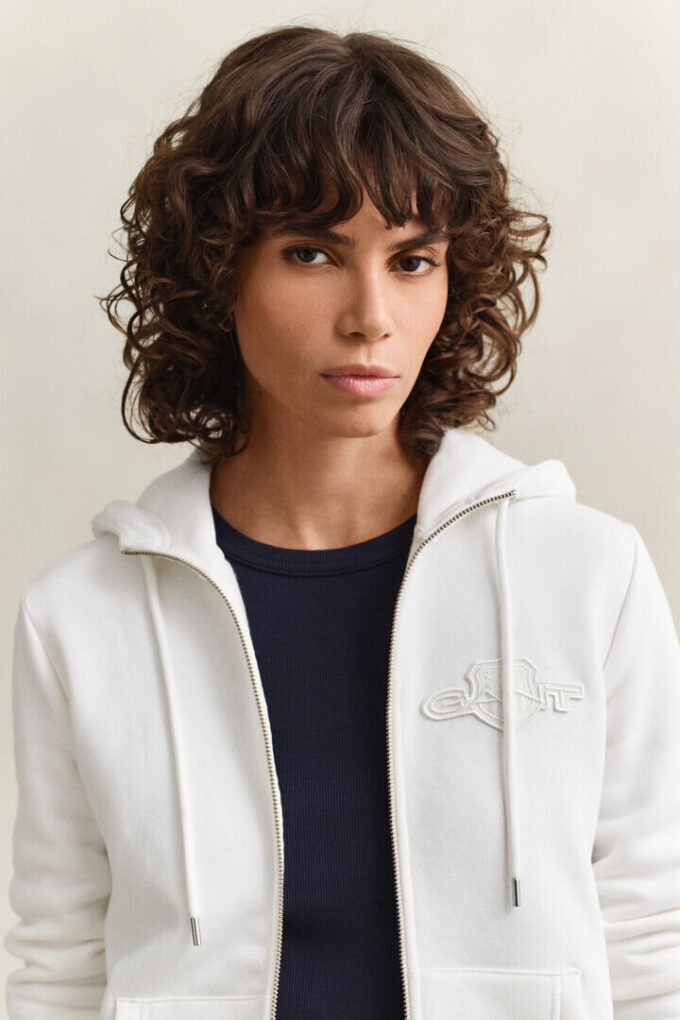 Tonal Shield Zip Hoodie Tonal Shield Zip Hoodie