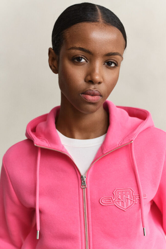 Tonal Shield Zip Hoodie Tonal Shield Zip Hoodie