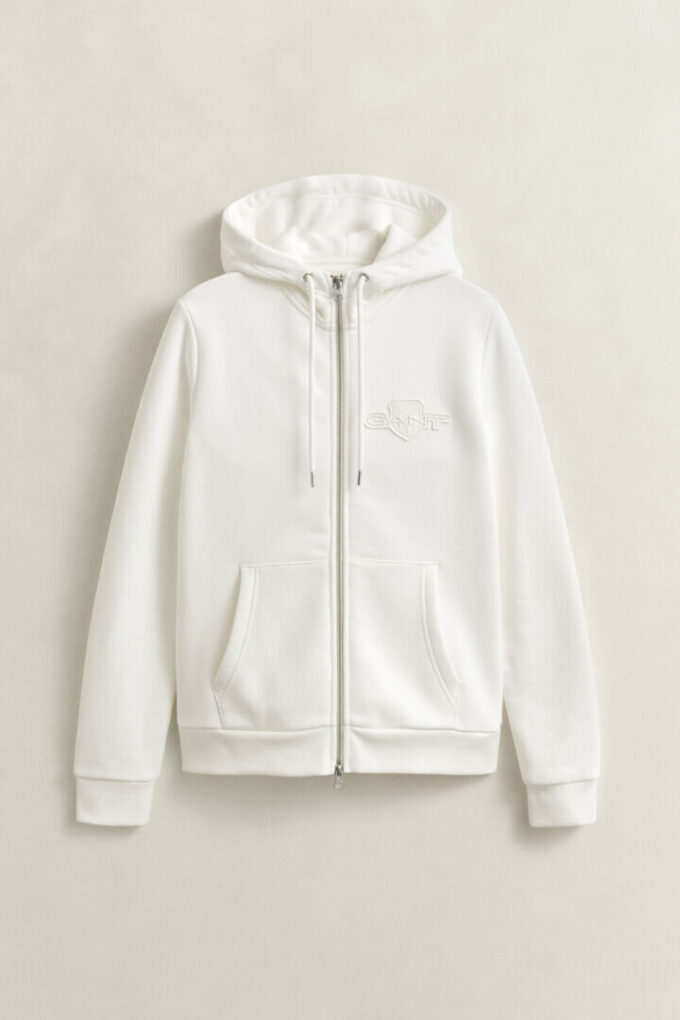 Tonal Shield Zip Hoodie Tonal Shield Zip Hoodie