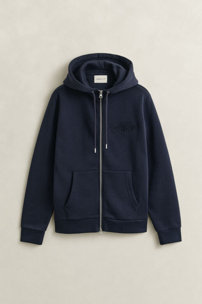 Tonal Shield Zip Hoodie Tonal Shield Zip Hoodie