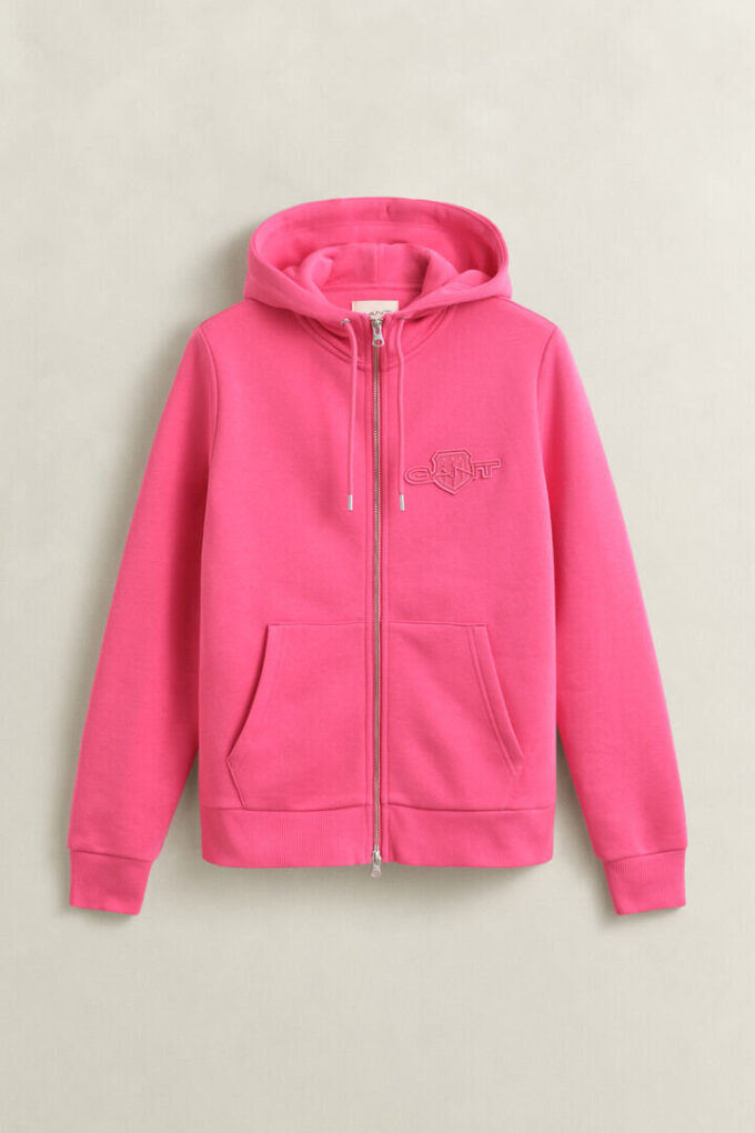 Tonal Shield Zip Hoodie Tonal Shield Zip Hoodie
