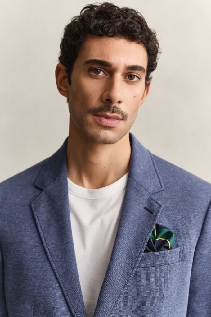 Two-Toned Jersey Piqua Blazer
