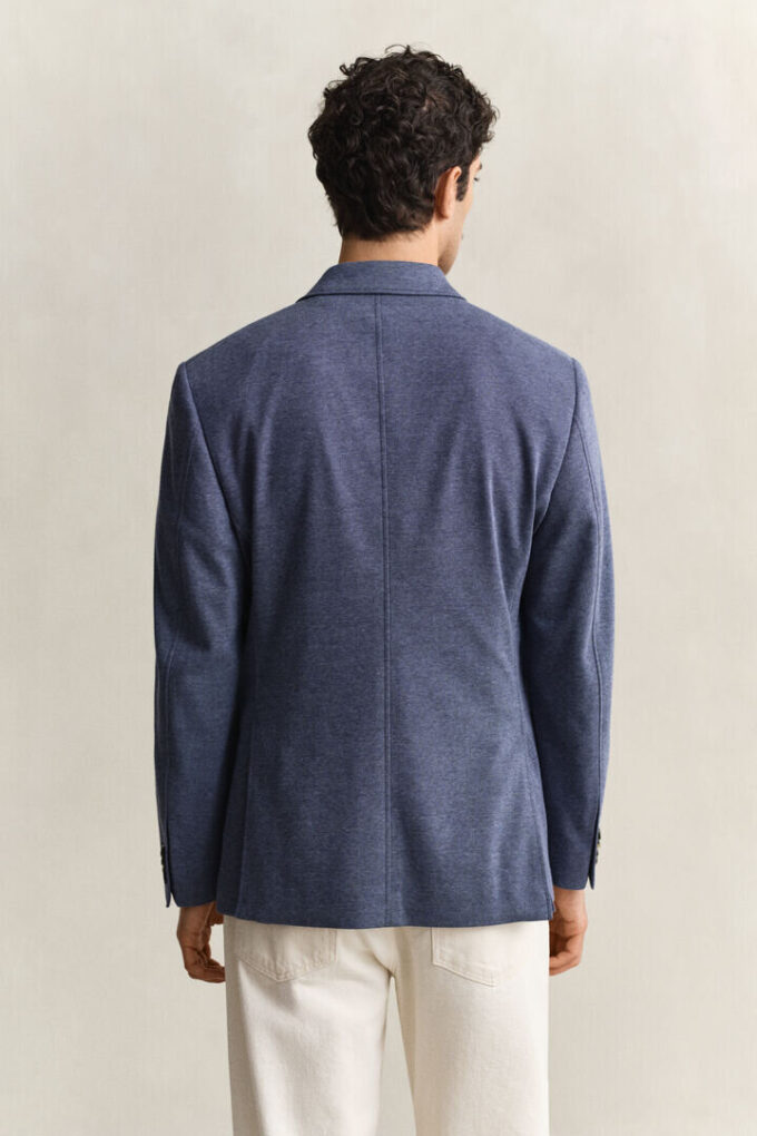 Two-Toned Jersey Piqua Blazer