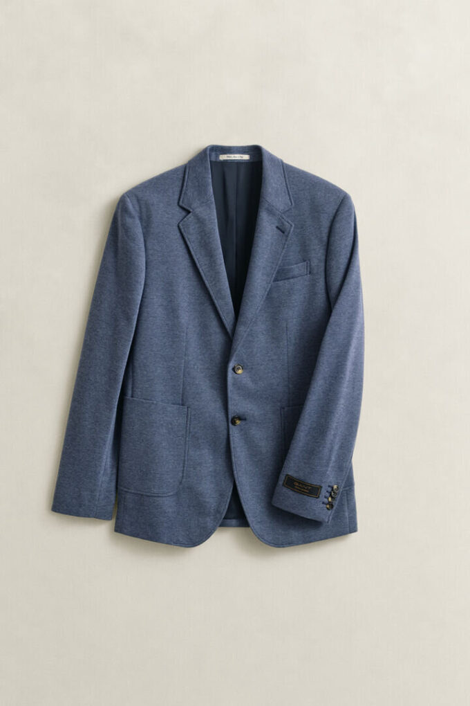 Two-Toned Jersey Piqua Blazer