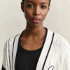 Varsity Cable Knit Cardigan Varsity Cable Knit Cardigan