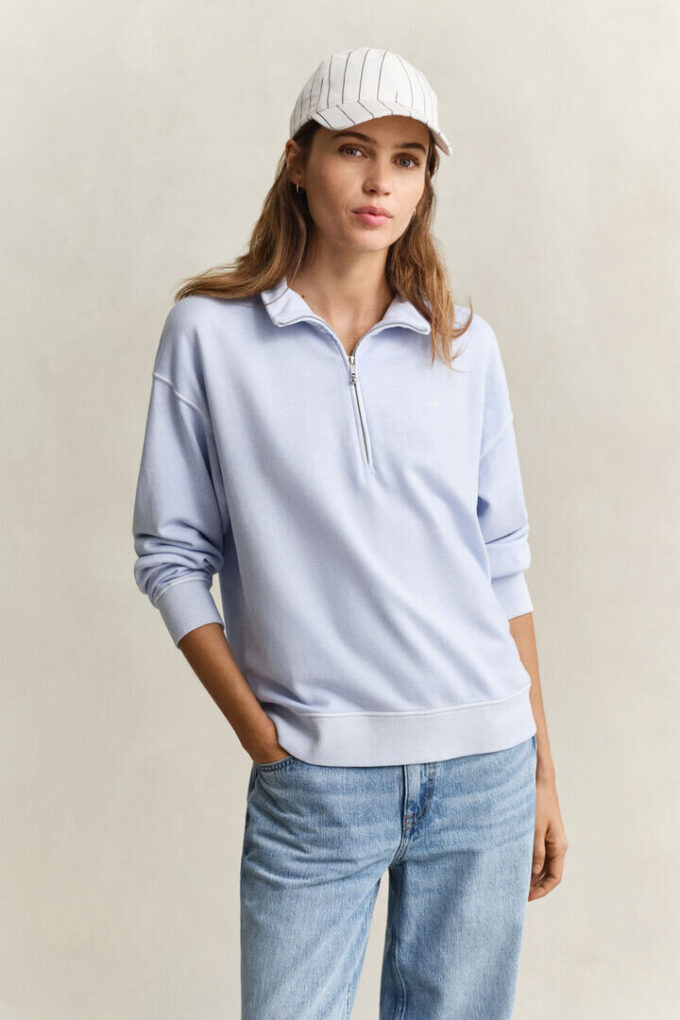 Washed Shield Half-Zip Sweatshirt Washed Shield Half-Zip Sweatshirt