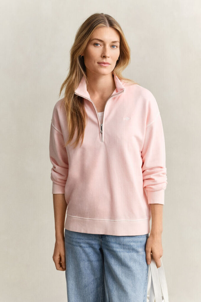 Washed Shield Half-Zip Sweatshirt Washed Shield Half-Zip Sweatshirt