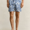 Waves Print Swim Shorts Waves Print Swim Shorts