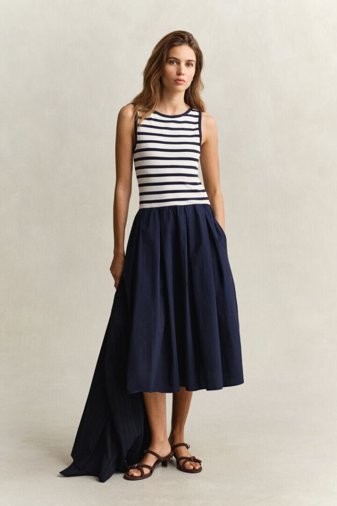 Woven Jersey Dress Woven Jersey Dress