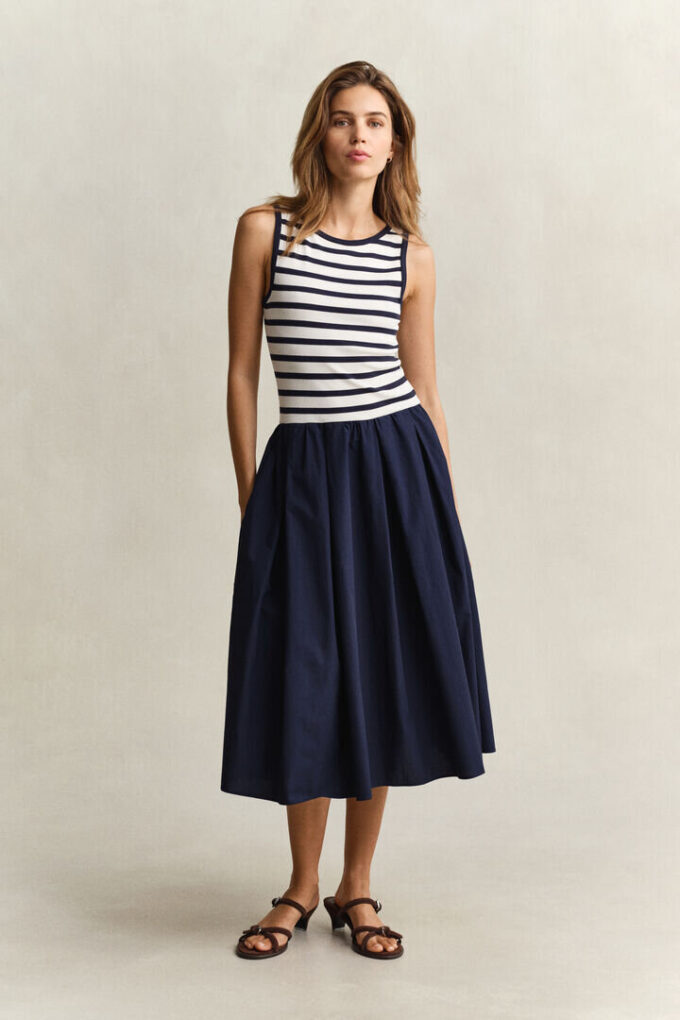 Woven Jersey Dress Woven Jersey Dress